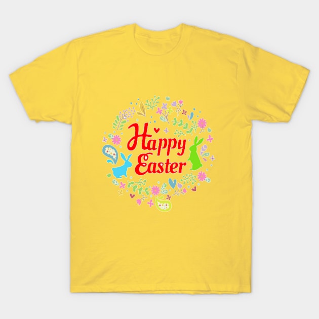 Happy Easter Day T-Shirt by Bkr Agha Store